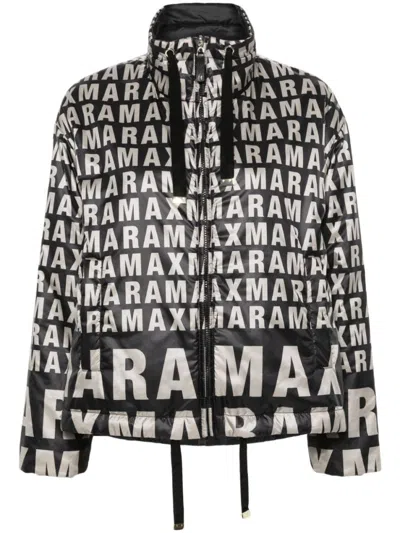 Max Mara Beige Bilogo Down Jacket