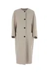 Max Mara Cappotto Album1234 In Cashmere Sabbia Donna In Beige