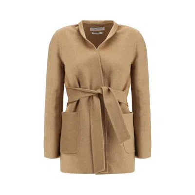 Max Mara Beige Camel Hair  Clothing In Brown