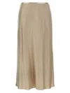 Max Mara Carnet Skirts Beige In Brown