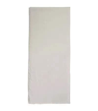 Max Mara Beige Collection Solid Scarves In Sand