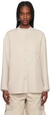 Max Mara Beige Costanza Jacket In 055 Natural