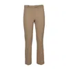 Max Mara Beige Cotton And Viscose Fairy Pants In Brown