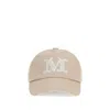 Max Mara Mxacircense Logo Baseball Cap In Neutral
