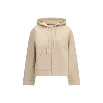 Max Mara Beige Cotton Sweatshirt In Nude