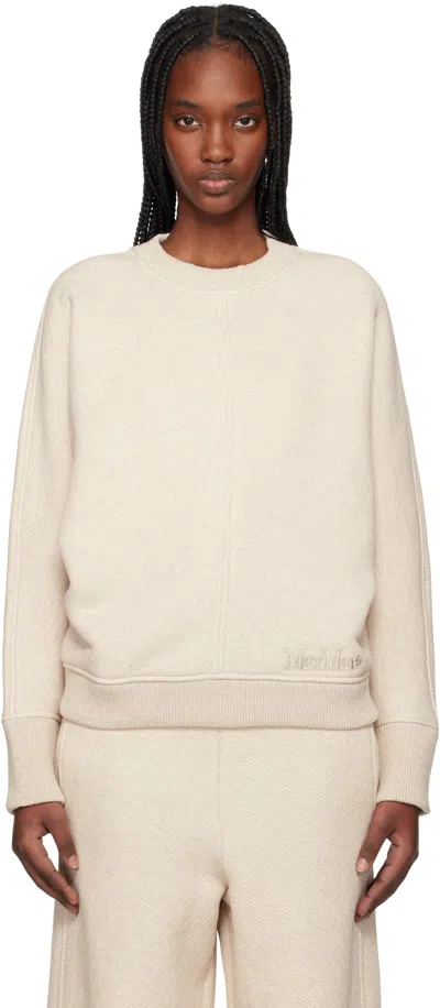 MAX MARA BEIGE CRAL SWEATSHIRT