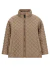 Max Mara Delfina Quilted Jacket In Brown