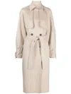 Max Mara Falcone Double-breasted Cashmere Coat In Beige