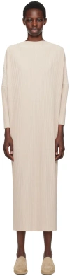 Max Mara Beige Faraone Maxi Dress In 001 Neutro