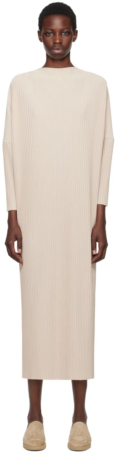 Max Mara Beige Faraone Maxi Dress In 001 Neutro