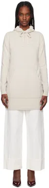Max Mara Beige Fiaba Minidress In 001 Ivory