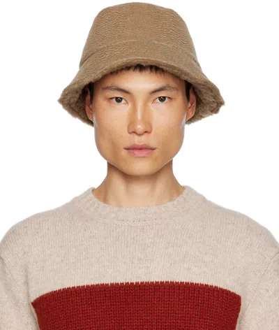 Max Mara Beige Fiducia Bucket Hat In 001 Camel