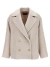 Max Mara Filovia Coats And Trench Coats Beige