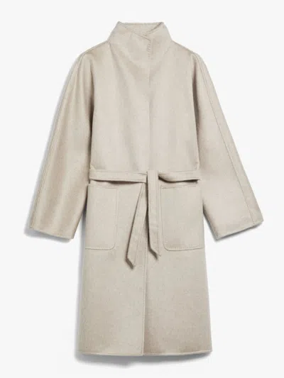 Max Mara Lilia Cashmere Zibellinato In Grey