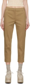 MAX MARA BEIGE LINCE TROUSERS