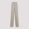 Max Mara Sequoia High-waist Tailored Pants In Beige