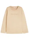 Max Mara Silk And Cotton Sweatshirt Clothing In Neutral