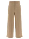 Max Mara Beige Marengo Pants In Brown