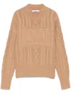 Max Mara Miranda Wool And Cashmere Sweater In Beige