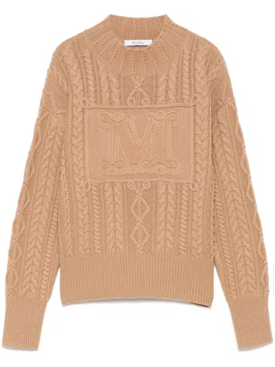 MAX MARA BEIGE MIRANDA SWEATER