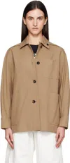 Max Mara Beige Moneta Jacket In Brown