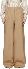 Max Mara Beige Navigli Trousers In 25 Clay