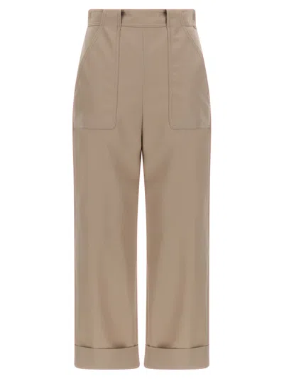 MAX MARA BEIGE PALIO PANTS