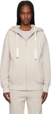Max Mara Beige Pecos Hoodie In 004 Beige