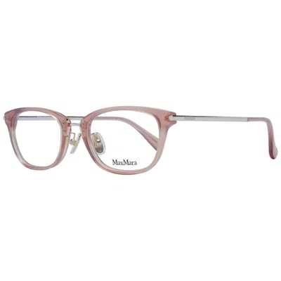 Max Mara Beige Women Optical Frames In Pink