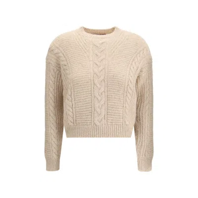 Max Mara Beige Polyamide Sweatshirt In Neutral