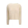 Max Mara Beige Polyamide Sweatshirt In Neutral