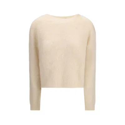 Max Mara Beige Polyamide Sweatshirt In Neutral
