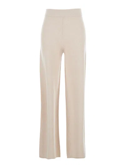 Max Mara Beige Relaxed Elasticated Pants