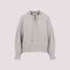 Max Mara Beige Ribbed Jumper In Beige