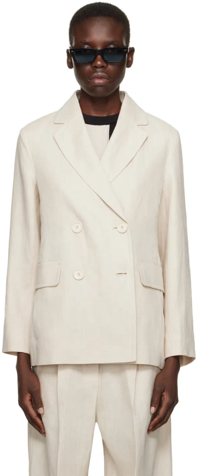 Max Mara Beige Ricordo Jacket In 4 Beige