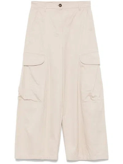 Max Mara Beige Rosatea Trousers