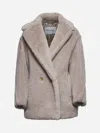 Max Mara Relaxed Fit Alpaca And Virgin Wool Blend Coat