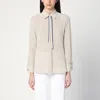 Max Mara Beige Silk Shirt With Tie Women