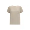 Max Mara T-shirt Pagano In Seta
