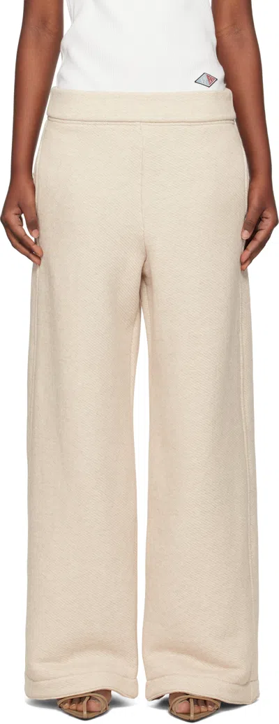 MAX MARA BEIGE TAY LOUNGE PANTS