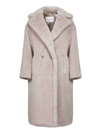 MAX MARA BEIGE TEDGIRL TEDDY BEAR ICON COAT COAT
