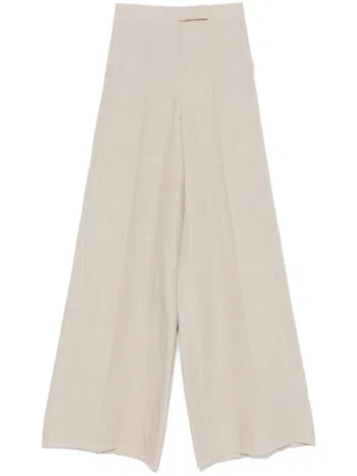 MAX MARA MAX MARA BEIGE TROUSERS