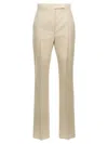 Max Mara Beige Turbigo Pants In Neutral