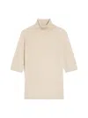 Max Mara Beige Turtleneck Sweater