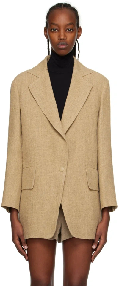Max Mara Undici Jacket In 001 Colonial