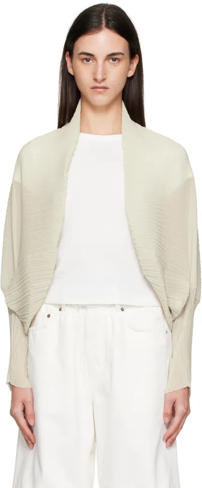 Max Mara Beige Vesuvio Cardigan In Neutral
