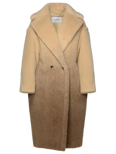 Max Mara Beige Virgin Wool Blend Coat