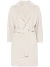 Max Mara Long-sleeved Coat In Beige