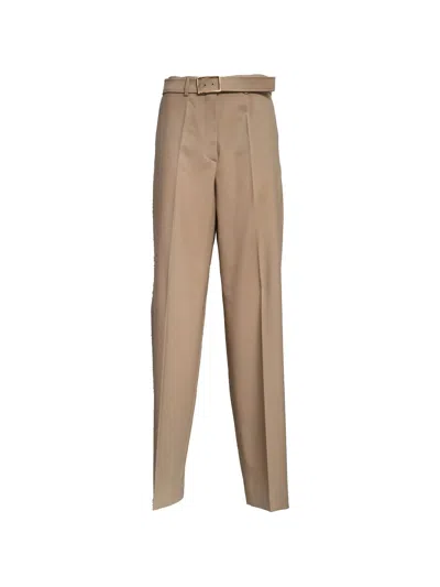 Max Mara Beige Wool Polyester Spxabituro In Brown