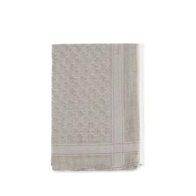 MAX MARA BEIGE WOOL SCARF